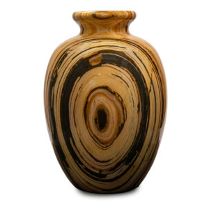 Woodstone vase L   inches