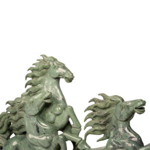 lu shan jade horses kg closeup