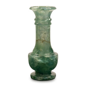 fluorite vase v inches