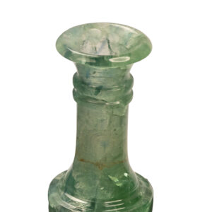 fluorite vase v inches closeup