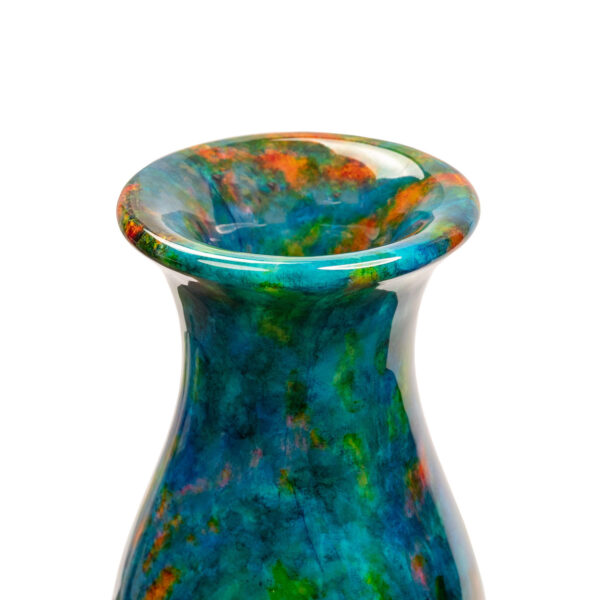 jadeite vase d inches closeup